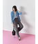 【ECO DENIM 】フリルブラウス