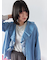 【ECO DENIM 】フリルブラウス