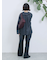 【ECO DENIM 】フリルブラウス