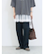 カットジョーゼットセミフレアパンツ