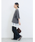 カットジョーゼットセミフレアパンツ