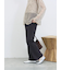 カットジョーゼットセミフレアパンツ