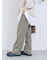 カットジョーゼットセミフレアパンツ