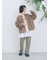 カットジョーゼットセミフレアパンツ