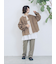 カットジョーゼットセミフレアパンツ