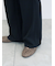 カットジョーゼットセミフレアパンツ