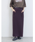 ダブルウエストナロースカート