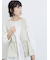 フェイクレザーペプラムベスト