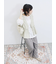 フェイクレザーペプラムベスト