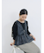 フェイクレザーペプラムベスト