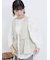 フェイクレザーペプラムベスト
