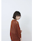 透かし柄ニットポロ