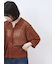 透かし柄ニットポロ