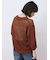 透かし柄ニットポロ