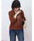 透かし柄ニットポロ