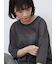 7分袖ラメニットプルオーバー