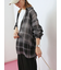シアーチェックシャツ