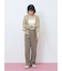 配色Vネックカーディガン