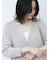 配色Vネックカーディガン