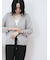 配色Vネックカーディガン