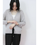 配色Vネックカーディガン