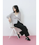 配色Vネックカーディガン