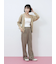 配色Vネックカーディガン