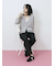 配色Vネックカーディガン