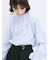 ラッフルカラーブラウス