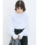 ラッフルカラーブラウス