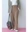 【イージーケア】サイドタブストレートパンツ