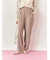 【イージーケア】サイドタブストレートパンツ