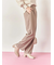 【イージーケア】サイドタブストレートパンツ
