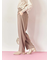【イージーケア】サイドタブストレートパンツ