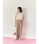 【イージーケア】サイドタブストレートパンツ