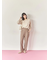 【イージーケア】サイドタブストレートパンツ