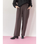 【イージーケア】サイドタブストレートパンツ