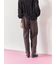 【イージーケア】サイドタブストレートパンツ