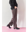 【イージーケア】サイドタブストレートパンツ