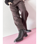 【イージーケア】サイドタブストレートパンツ