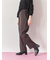 【イージーケア】サイドタブストレートパンツ