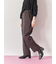 【イージーケア】サイドタブストレートパンツ