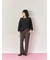 【イージーケア】サイドタブストレートパンツ