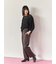 【イージーケア】サイドタブストレートパンツ