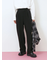 【イージーケア】サイドタブストレートパンツ