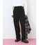 【イージーケア】サイドタブストレートパンツ