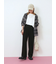 【イージーケア】サイドタブストレートパンツ