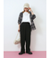 【イージーケア】サイドタブストレートパンツ