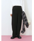 【イージーケア】サイドタブストレートパンツ