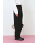 【イージーケア】サイドタブストレートパンツ